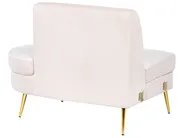 Divano semicircolare 4 posti MOSS Velluto Beige chiaro_851375
