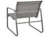 4 Seater Metal Garden Sofa Set Grey BARREA_921807