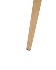 Set di 2 sedie da pranzo HILDEN Velluto a coste Tortora_995186