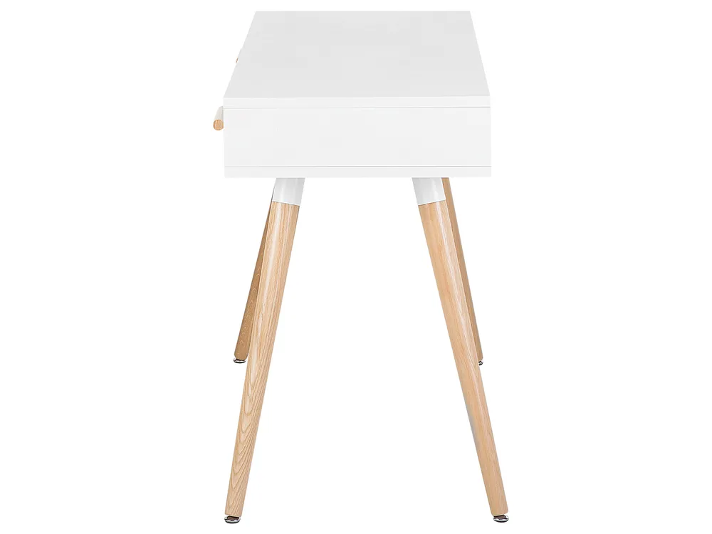 Home Office Desk FRISCO 120 cm 50 cm with Storage White_716371
