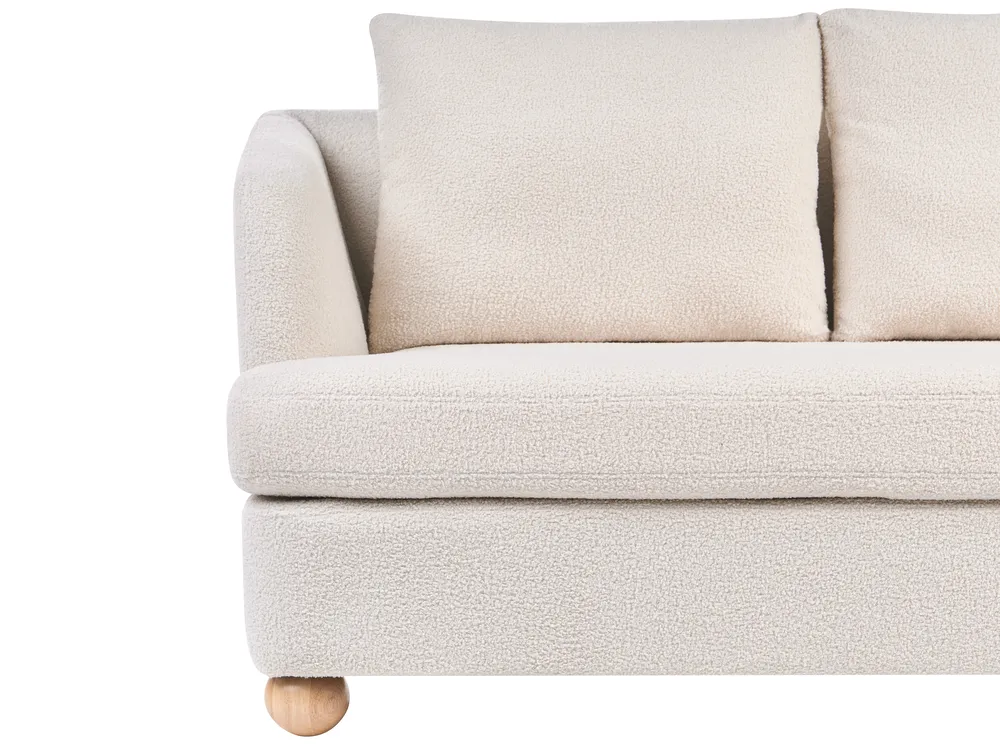 Living Room Set 6 Seater RATTVIK Boucle Off-White_1066747