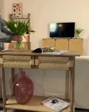 Console Table BONDI Light Brown_1055313