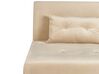 Divano letto singolo velluto beige FARRIS_875474