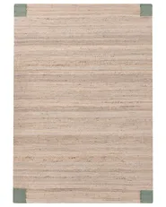 Tappeto AMRAVATI Beige/Verde 160 x 230 cm Iuta_1040093
