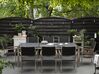 Table de jardin en granit gris 220 x 100 cm GROSSETO_370257