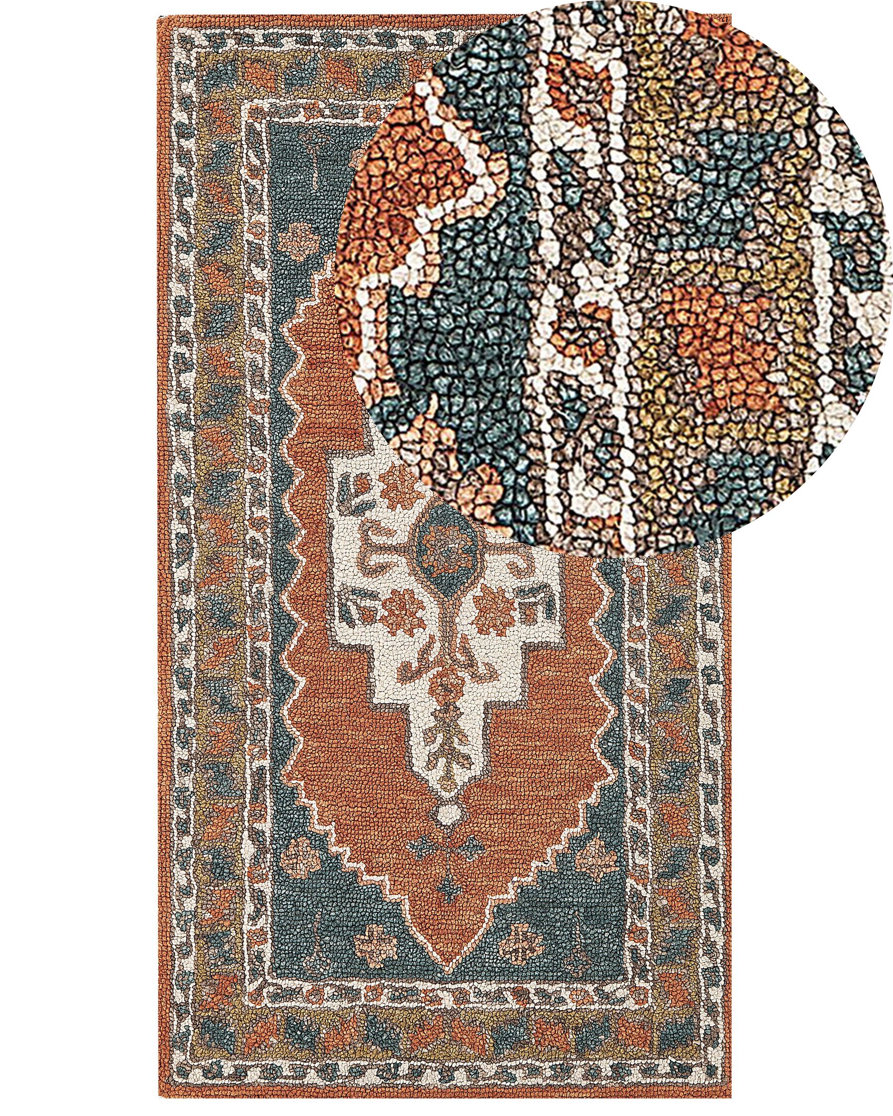 Tapis en laine 80 x 150 cm multicolore GELINKAYA_836894