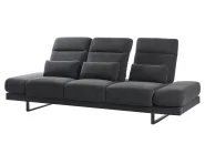 Sofa 3 Seater IKAST Fabric Black_969290