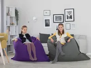 Bean Bag 300 L FUZZY 140 cm 180 cm Violet_1080308
