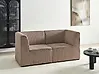 Sofá modular 2 plazas LEMVIG Pana Beige oscuro