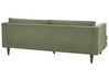 3 Seater Fabric Sofa Green JARPEN_934037