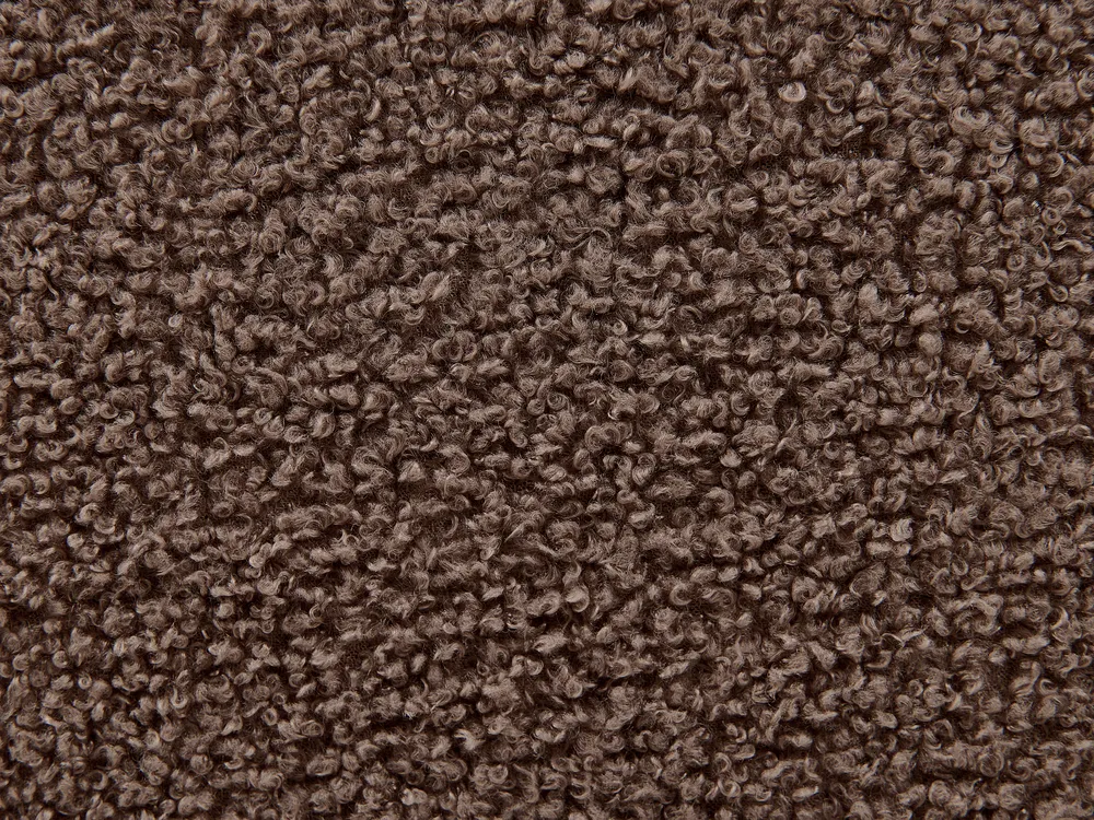 Bed Boucle LINARDS 160 x 200 cm (EU King Size) Brown_937248