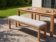 Bench Seat Pad Cushion MONSANO 168 x 35 cm Off-White_1133420