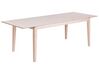 Eettafel uitschuifbaar licht hout 180/240 x 90 cm CROSBY_929895