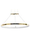 Metal LED Pendant Lamp Gold TANO_815505