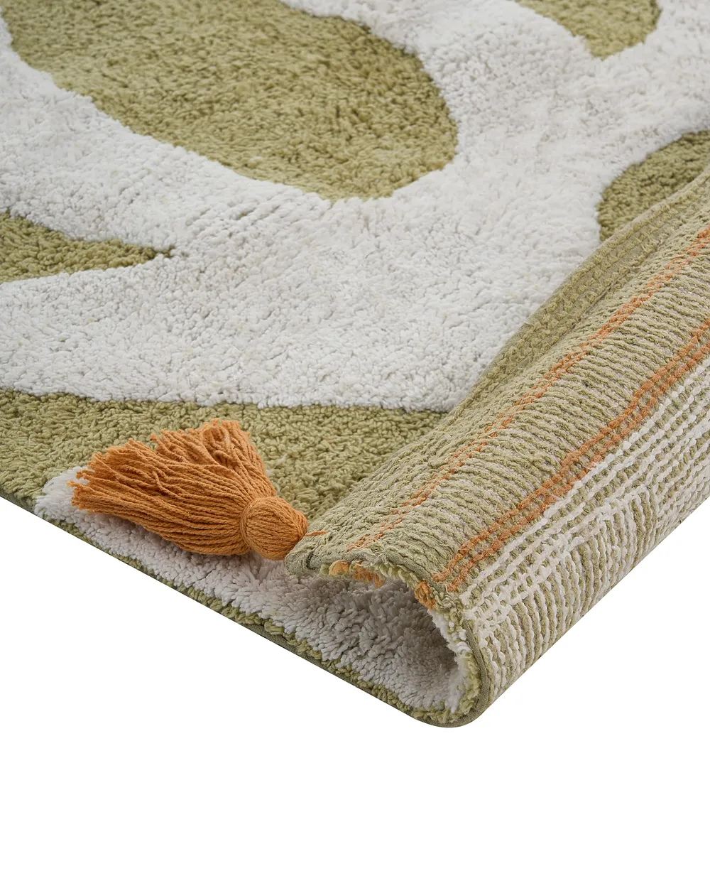 Kids Rug JAJPUR  Green 140 x 200 cm Cotton_1135252