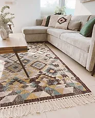 Tappeto FENER Multicolore 140 x 200 cm Iuta_1179971