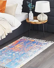 Rug ACARLAR Beige 80 x 150 cm_1183328