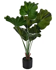 Artificial Plant RUFFLED FAN PALM 98 cm Green_1185281