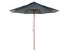 Tuinset 8-zits met parasol acaciahout lichthout/wit MAUI II_926949