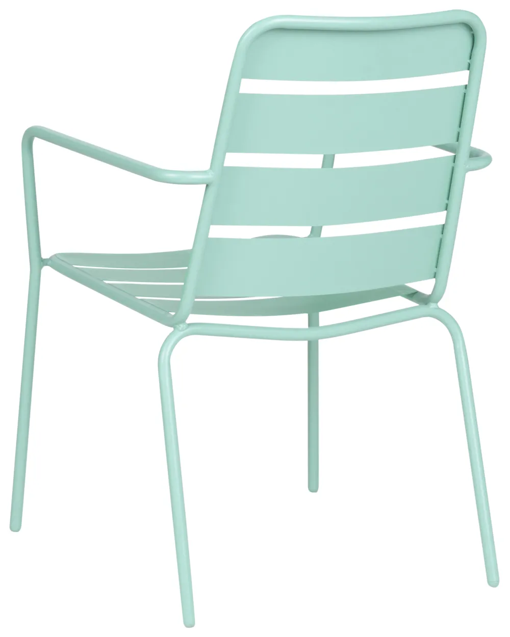 Set di 6 sedie da giardino TERENZO Metallo Verde menta_1077665