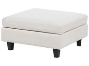 Modular Corner Sofa 5 Seater UNSTAD with Ottoman Fabric Light Beige Right Hand_925403
