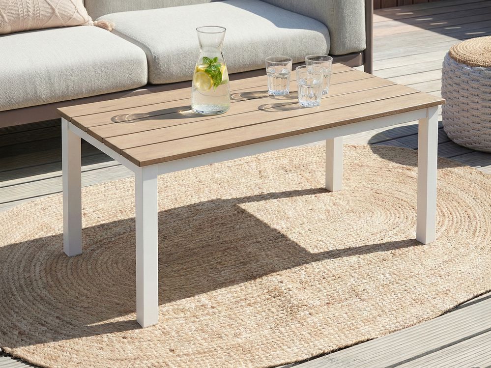 Havebord MESSINA 100 cm 52 cm Hvid