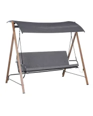 Patio Swing BONAGIA Metal Grey_1001130