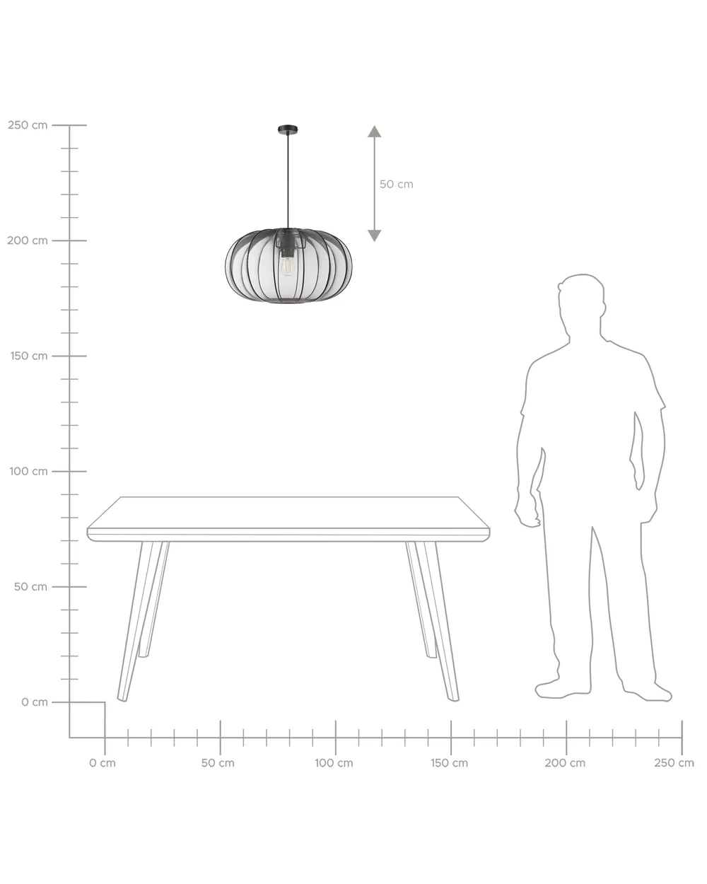 Pendant Lamp TOCUYO Black_955595