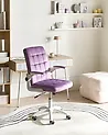Chaise de bureau DANDY Velours Violet