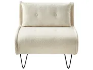 Single Sofa Bed VESTFOLD Boucle Off-White_1023575