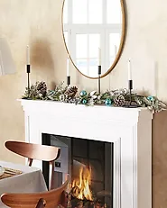 Festone di Natale LLEIDA 150 cm Argento_1179902