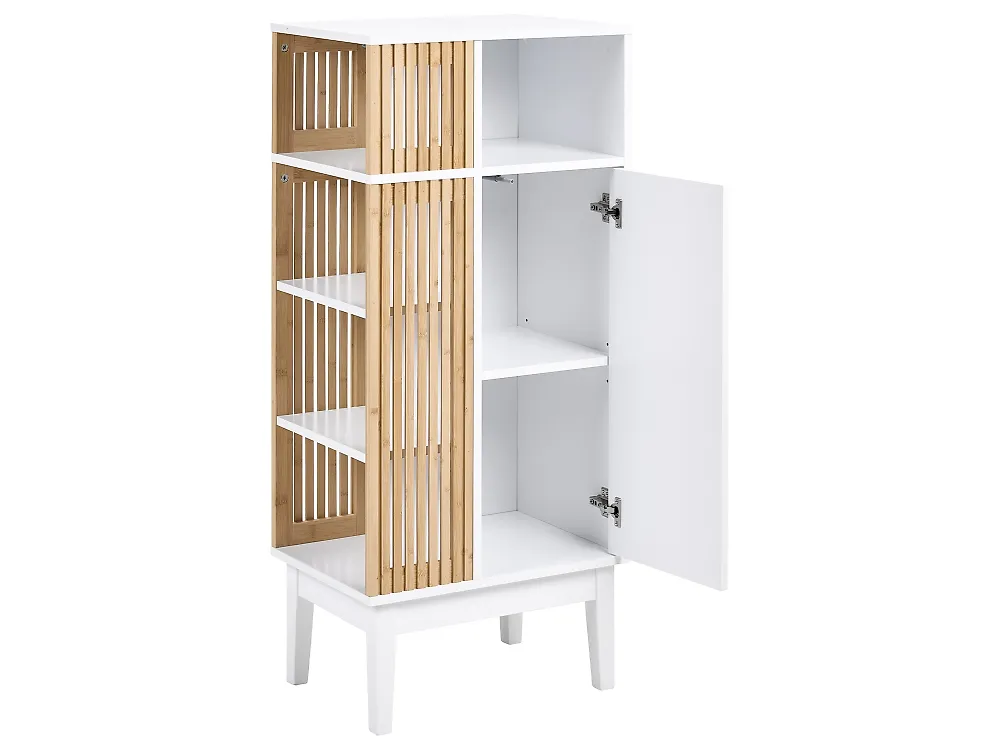 Armario de baño NUBES 52 cm Marrón claro/Blanco_1182762
