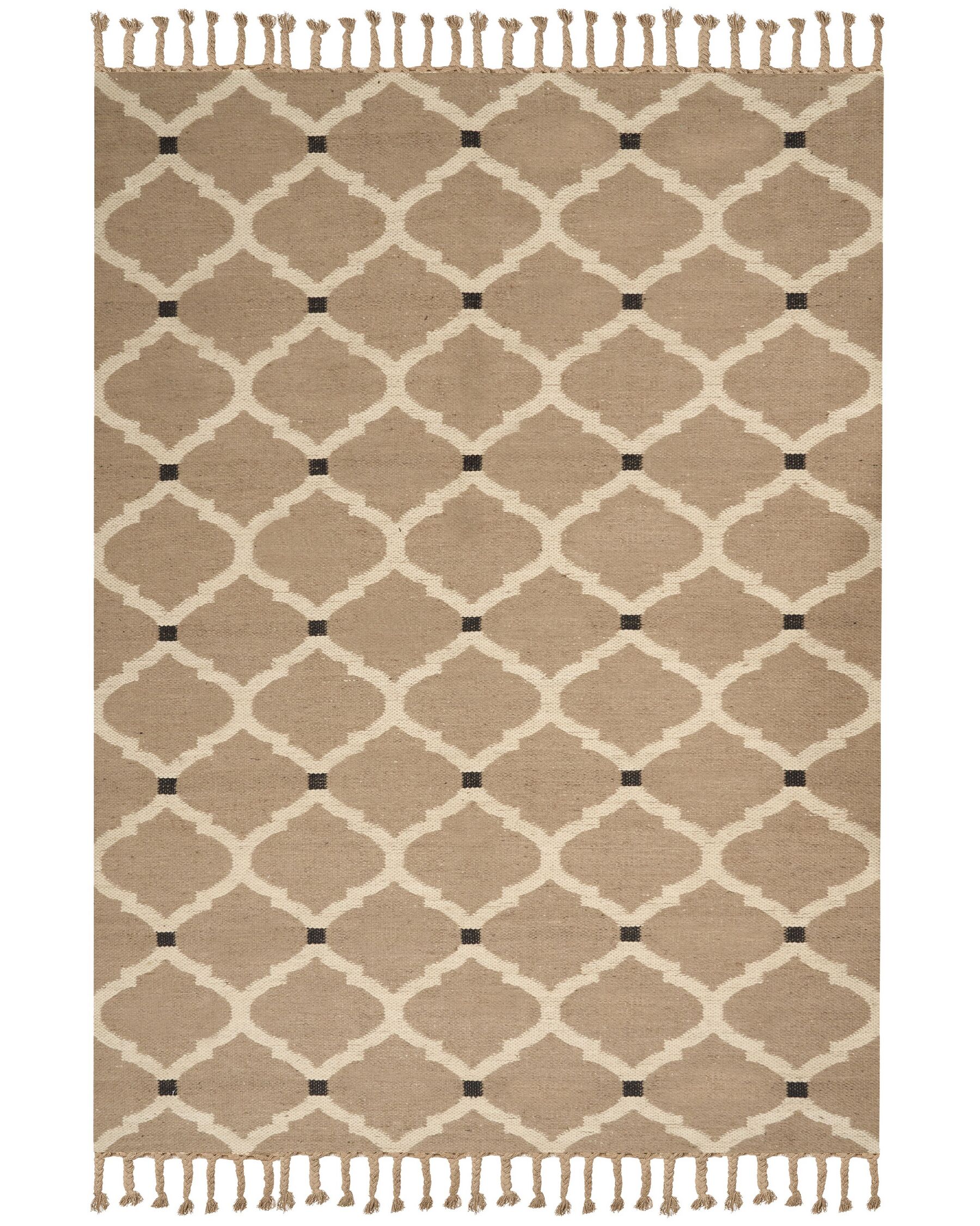Jutový koberec 200 x 300 cm béžový ORENCIK_887131