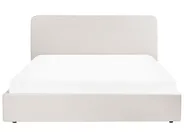 Ottoman Bed BRENON Fabric Light Beige 180 x 200 cm (EU Super King)_1056019