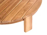Stolik kawowy ogrodowy 135 cm 90 cm Drewno akacjowe Brązowy_1163933
