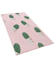 Tappeto per bambini ELDIVAN Rosa 80 x 150 cm_798350