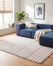 Rug AHIRLI Beige 120 x 180 cm Cotton_1080836