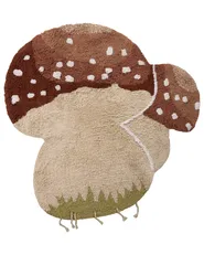 Tappeto per bambini TOADSTOOL Beige chiaro 100 x 100 cm Cotone_1107704