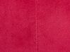 Tamborete em veludo vermelho OCTOPUS_783579
