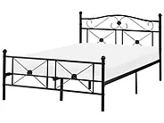Bed Metal RODEZ 120 x 200 cm (EU Small Double) Black_1026508
