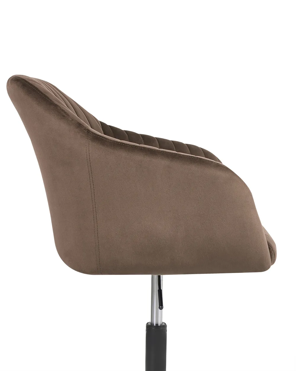 Desk Chair VENICE Velvet Brown_1057494