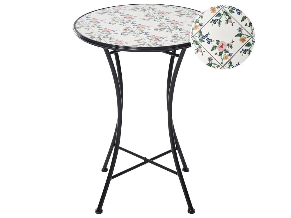 Bistro Table COLLIO 60 cm 60 cm Metal Black