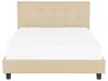 Fabric EU King Size Waterbed Beige LA ROCHELLE_844926