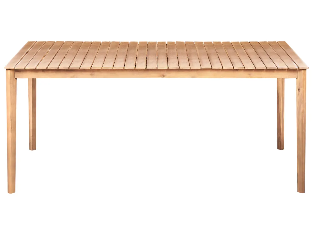 Garden Dining Table JACO 180 cm 100 cm Acacia Wood Light Brown_1044603