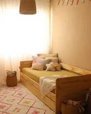 Trundle Bed Pine Wood GRAVELINES 90 x 200 cm (EU Single) Light Brown_961255