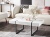 Table basse effet marbre blanc et noir MERCED_820939