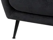 Divano 2 posti EIBY Ciniglia Nero_1004386