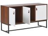 Dressoir donkerbruin/wit NUEVA_787442