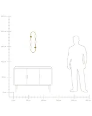 Wall Lamp YANGO Metal Gold_872717