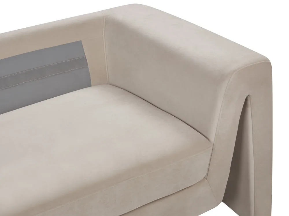 Sofa 3 Seater MAUNU Velvet Taupe_895174